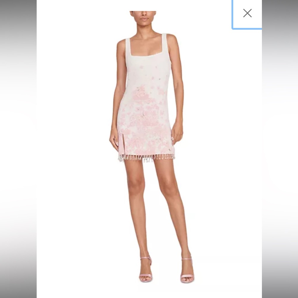 STAUD Le Sable Dress in Cherry Blossom